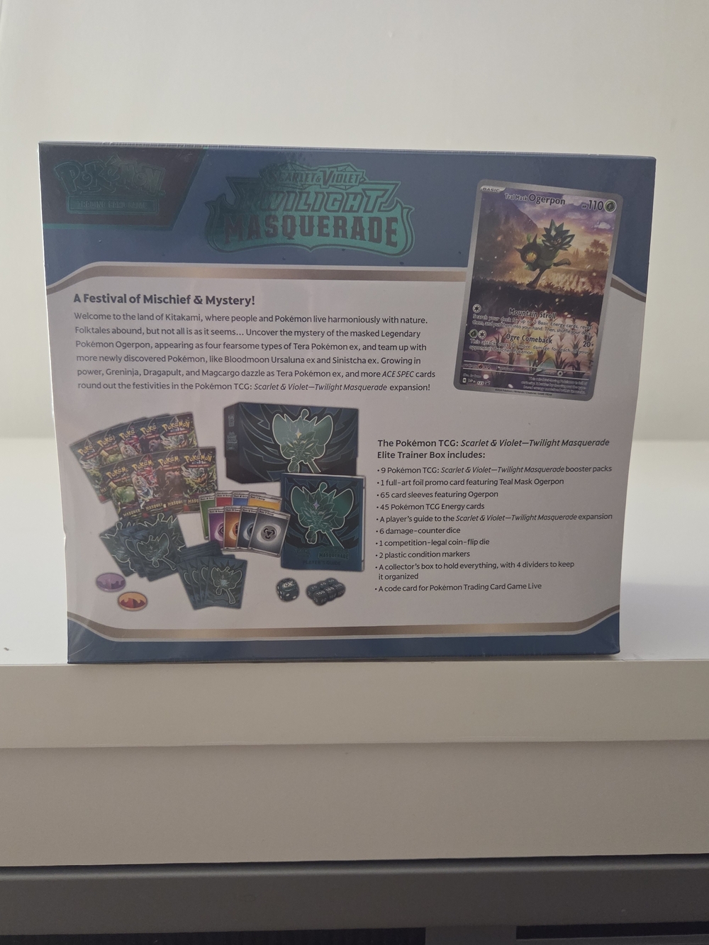 Pokemon TCG: Scarlet & Violet - Twilight Masquerade Elite Trainer Box - Picture 5 of 6
